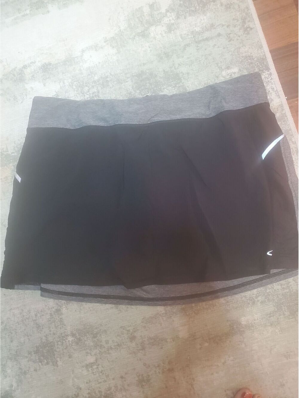 Champion XL/TG Black and Gray Athletic Skort with Inner Shorts